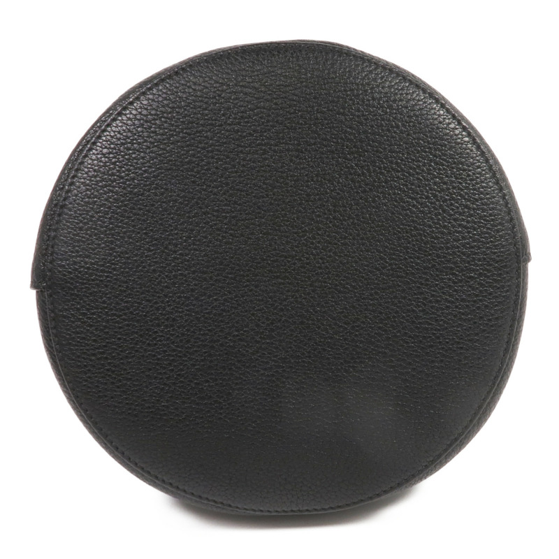 PRADA 牛皮皮革Shoulder Bag銀扣肩背袋-3