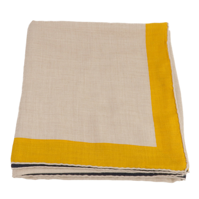 HERMES 羊絨/絲質Scarf圍巾-2