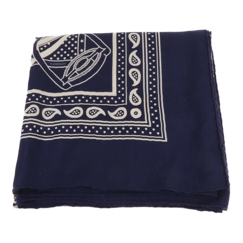 HERMES 羊絨/絲質Scarf圍巾-4