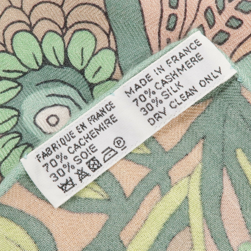 HERMES 羊絨/絲質Scarf圍巾-6