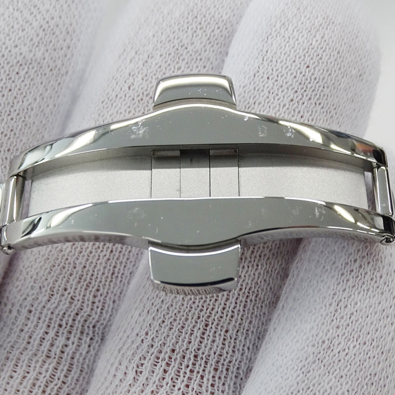 寶格麗男士Assioma系列自動計時腕錶，不鏽鋼材質，AA44SCH，銀色/海軍藍，拋光處理-8