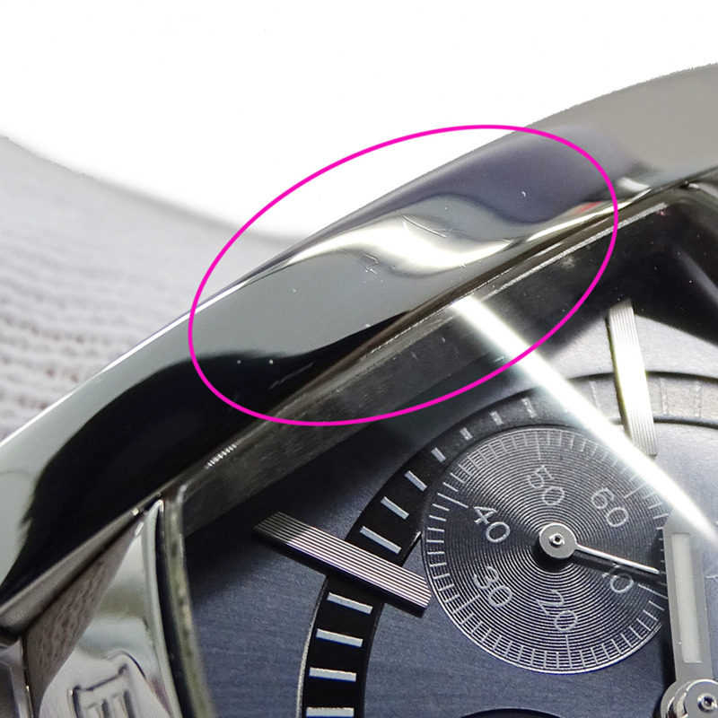 寶格麗男士Assioma系列自動計時腕錶，不鏽鋼材質，AA44SCH，銀色/海軍藍，拋光處理-13