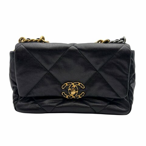 【美收精品】CHANEL 黑色小號19 B-994【隔月月中將轉賣至日本 上架期限30天】