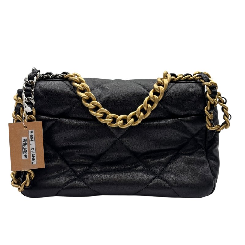 【美收精品】CHANEL 黑色小號19 B-994【隔月月中將轉賣至日本 上架期限30天】-1
