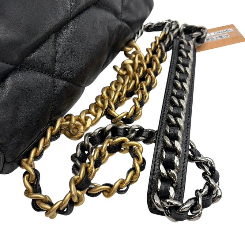 【美收精品】CHANEL 黑色小號19 B-994【隔月月中將轉賣至日本 上架期限30天】-8