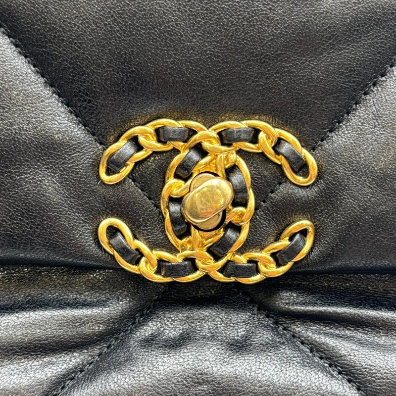 【美收精品】CHANEL 黑色小號19 B-994【隔月月中將轉賣至日本 上架期限30天】-9
