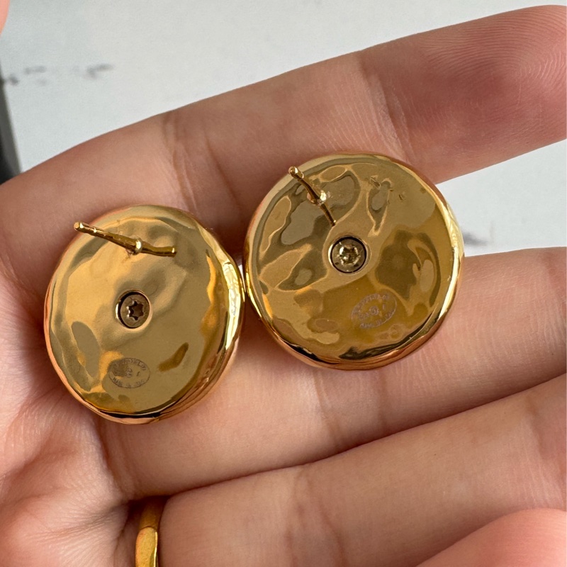 chanel金圓形珍珠雙C耳環  超級貴氣✨✨-10