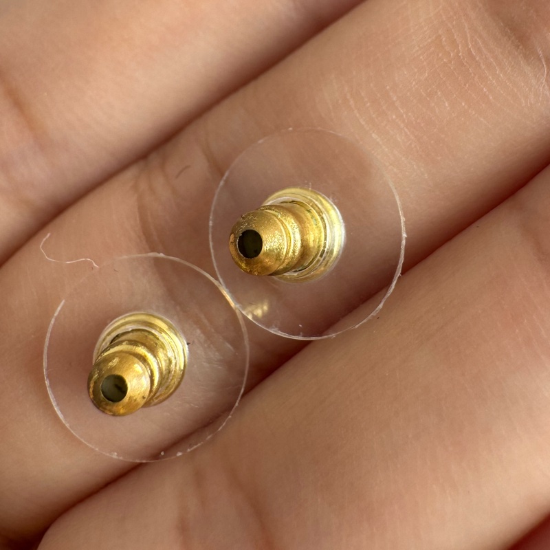 chanel金圓形珍珠雙C耳環  超級貴氣✨✨-18