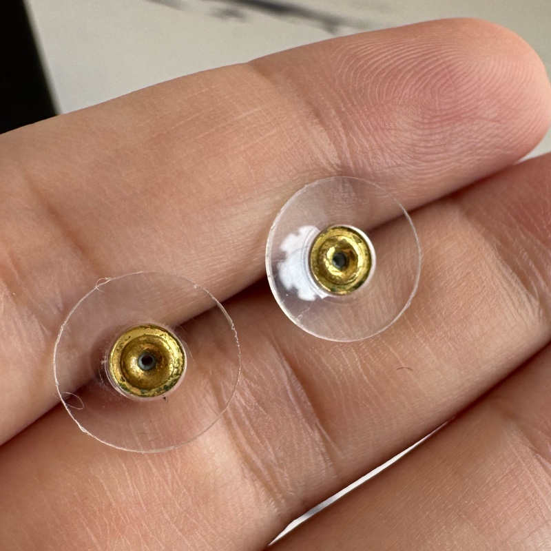 chanel金圓形珍珠雙C耳環  超級貴氣✨✨-22