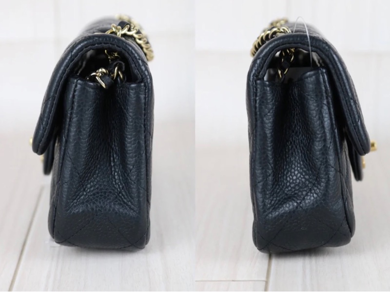 「JL精品代購」9新 Chanel 香奈兒 mini cf17 黑金-2