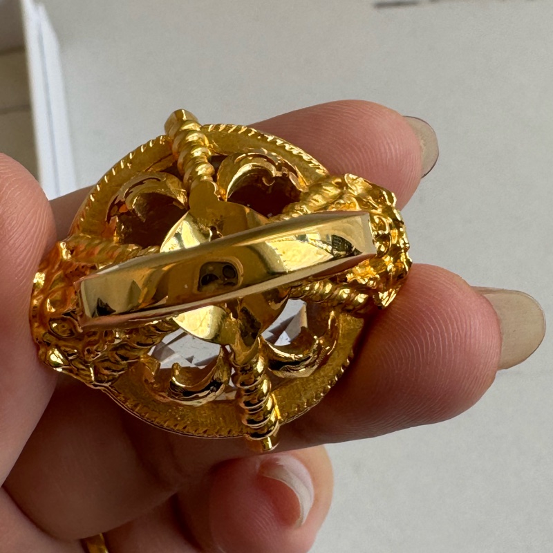 versace金色大戒指💍 收藏品✨✨-3
