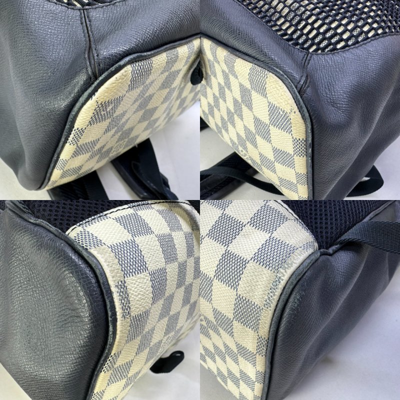 LV 白棋盤雙肩後背包-9