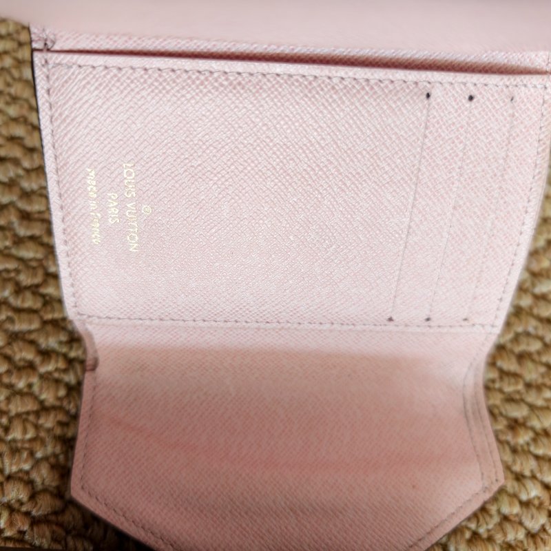 Louis Vuitton 路易威登 粉豆豆钱包 16年-5