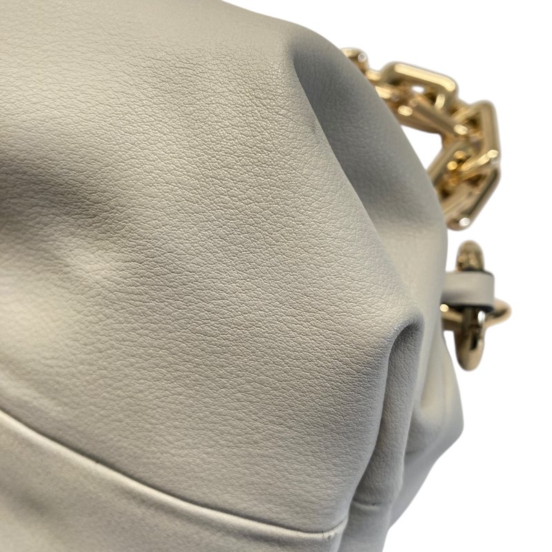 BOTTEGA VENETA 寶緹嘉  The Chain Pouch 皮革 肩背包 白色-9