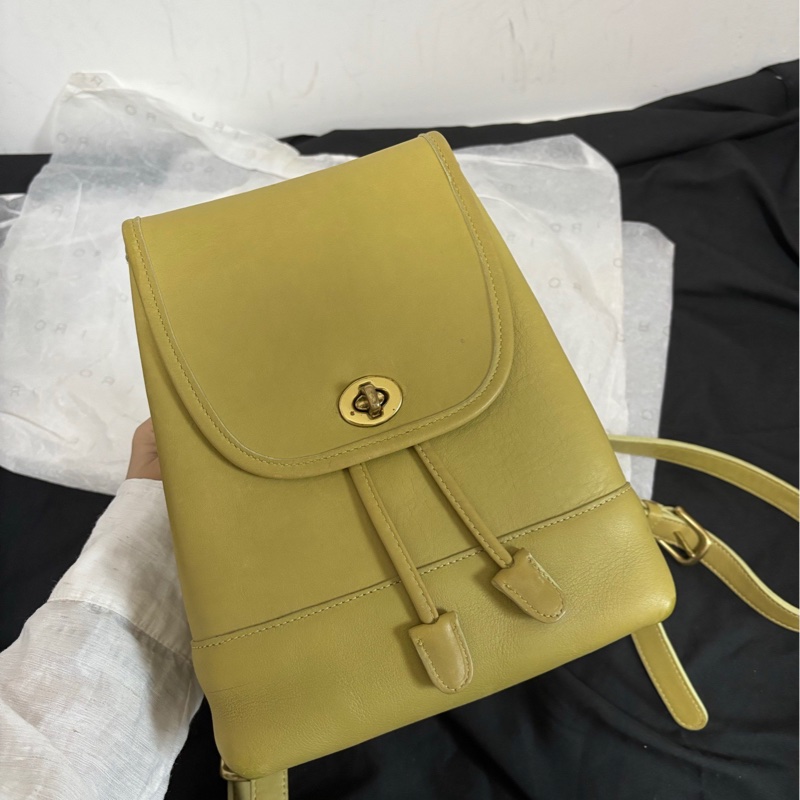💚old coach 牛油果綠mini雙肩包🎒-1