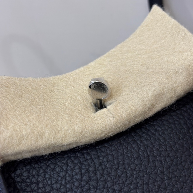 Hermes 水冰藍銀釦二代mini Lindy-8