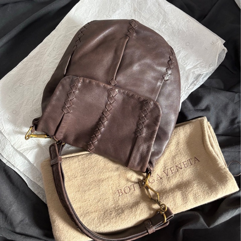 🤎bv烏木色深棕色單肩包👝-0