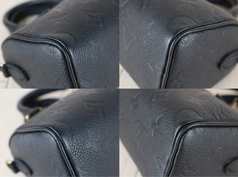 「JL精品代購」極新 LV 黑壓紋Speedy nano  Ic 芯片款-7