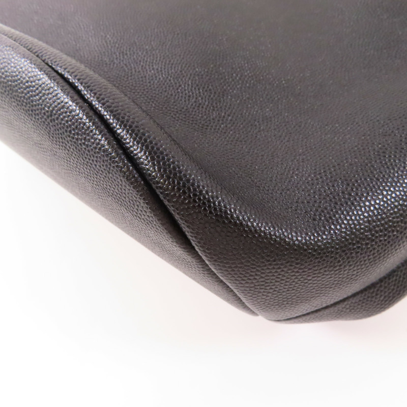 CHANEL 牛皮皮革Drawstring Bucket金扣鏈帶肩背袋-13