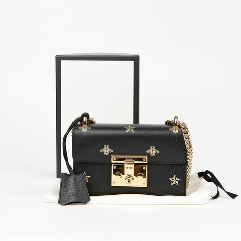 GUCCI 掛鎖迷你肩斜背包 432182