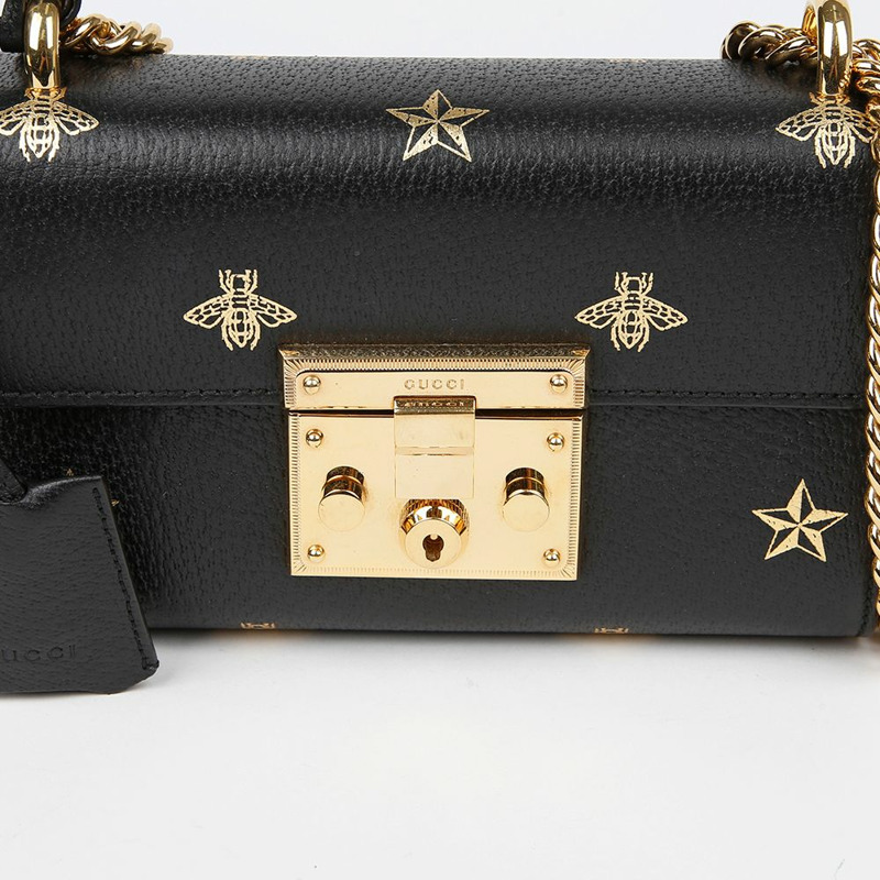 GUCCI 掛鎖迷你肩斜背包 432182-2