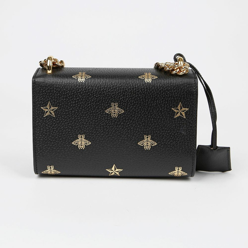 GUCCI 掛鎖迷你肩斜背包 432182-3