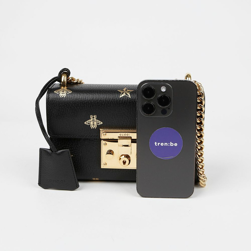 GUCCI 掛鎖迷你肩斜背包 432182-8