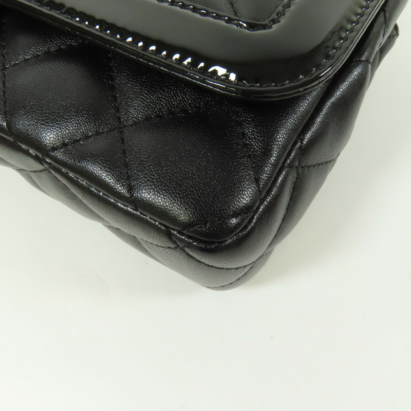 CHANEL 羊皮皮革Chain Shoulder Bag金扣肩背袋-12