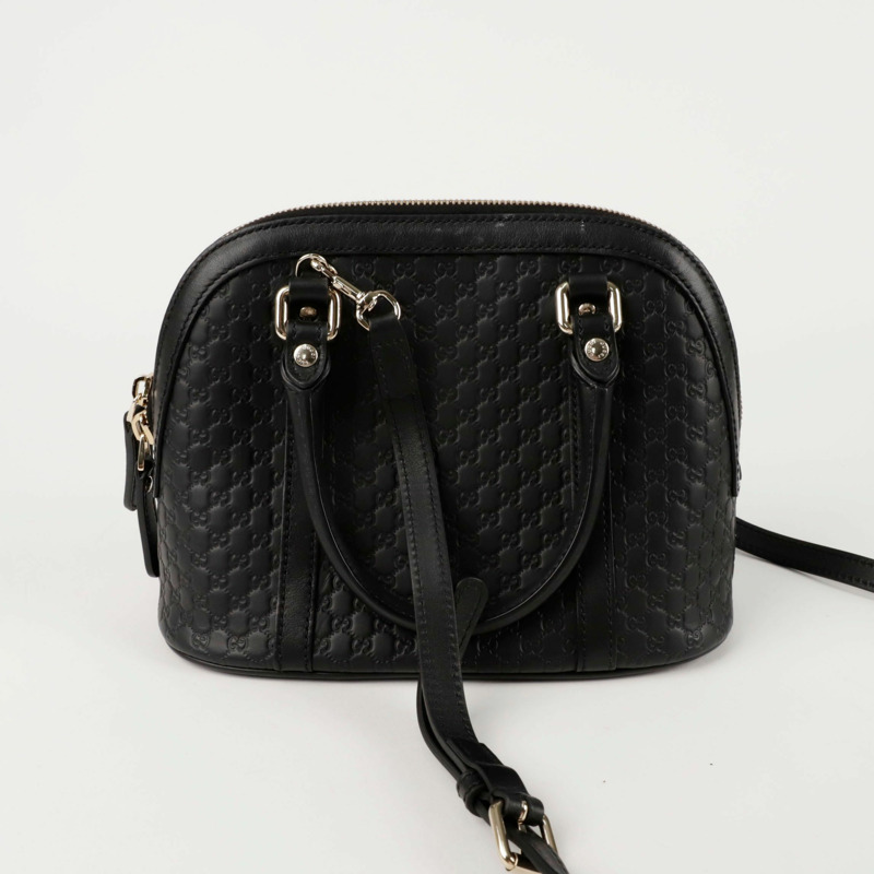 GUCCI 圓頂迷你手提單肩包 449654-3