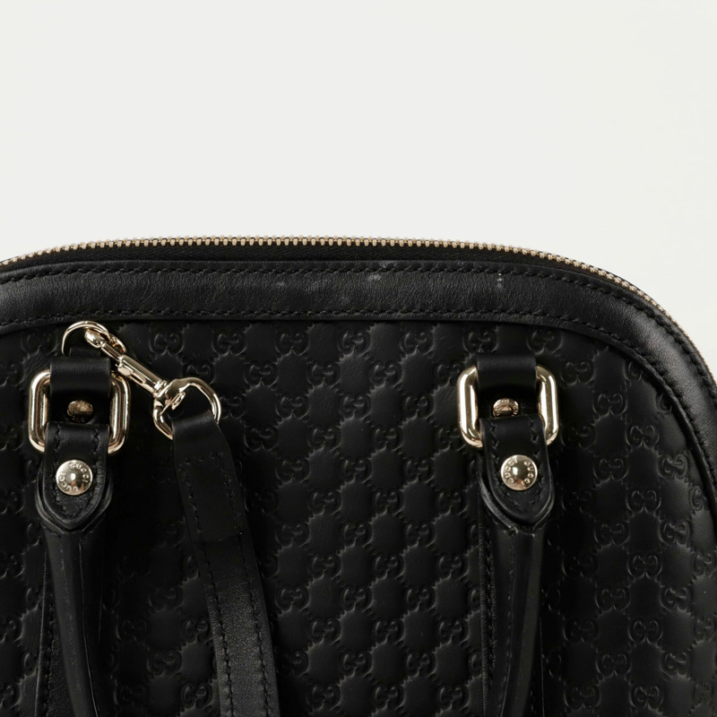 GUCCI 圓頂迷你手提單肩包 449654-4