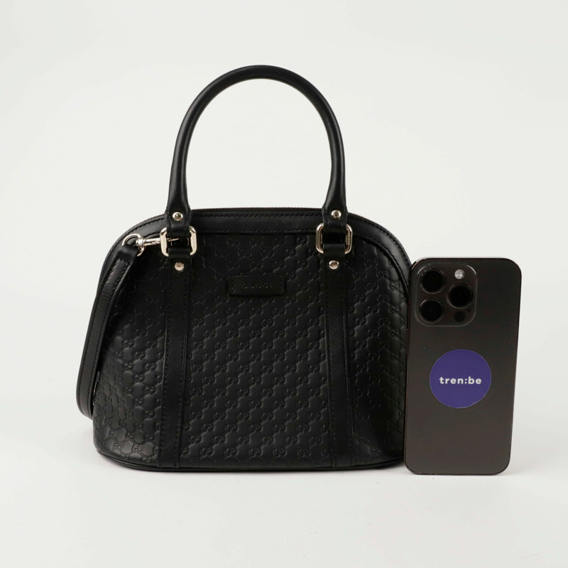 GUCCI 圓頂迷你手提單肩包 449654-7