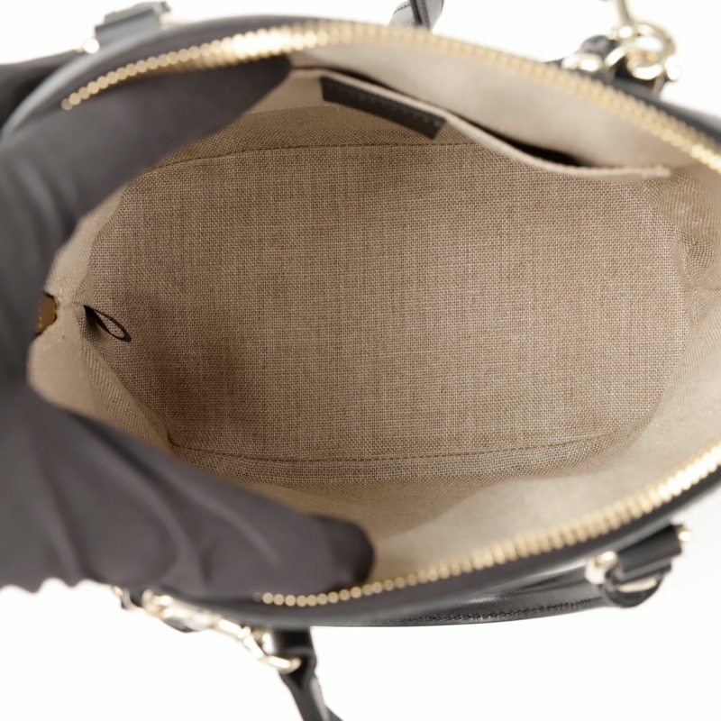 GUCCI 圓頂迷你手提單肩包 449654-8