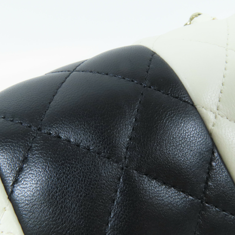 CHANEL 羊皮皮革Mini Classic 20金扣肩背袋-14