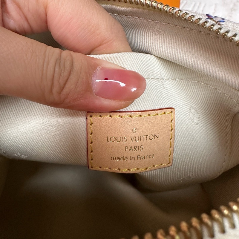 LV Speedy 白牛仔帆布收藏級Speedy20航海系列 ，單寧布单肩、斜挎包-9