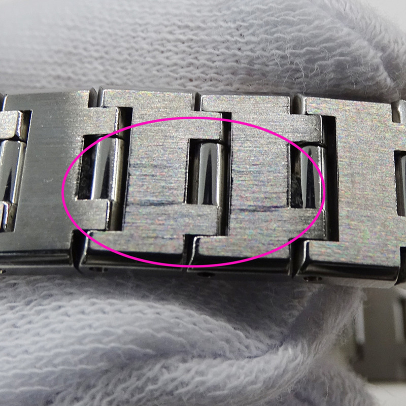 寶格麗女士腕錶，品牌：日期石英QZ不銹鋼SS BB23SS銀色黑色圓形拋光-6