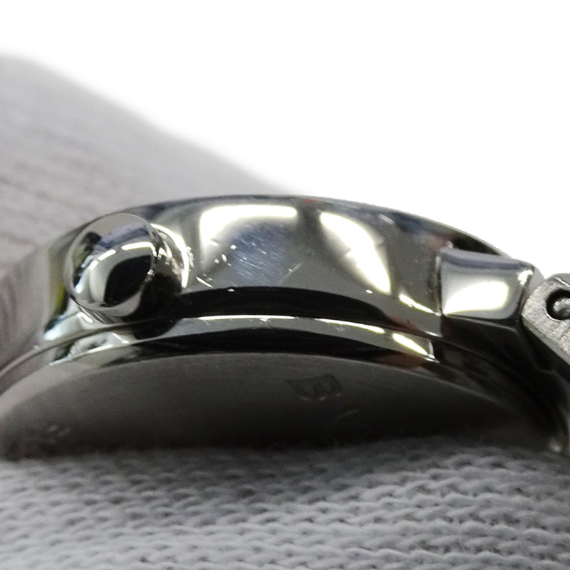 寶格麗女士腕錶，品牌：日期石英QZ不銹鋼SS BB23SS銀色黑色圓形拋光-7