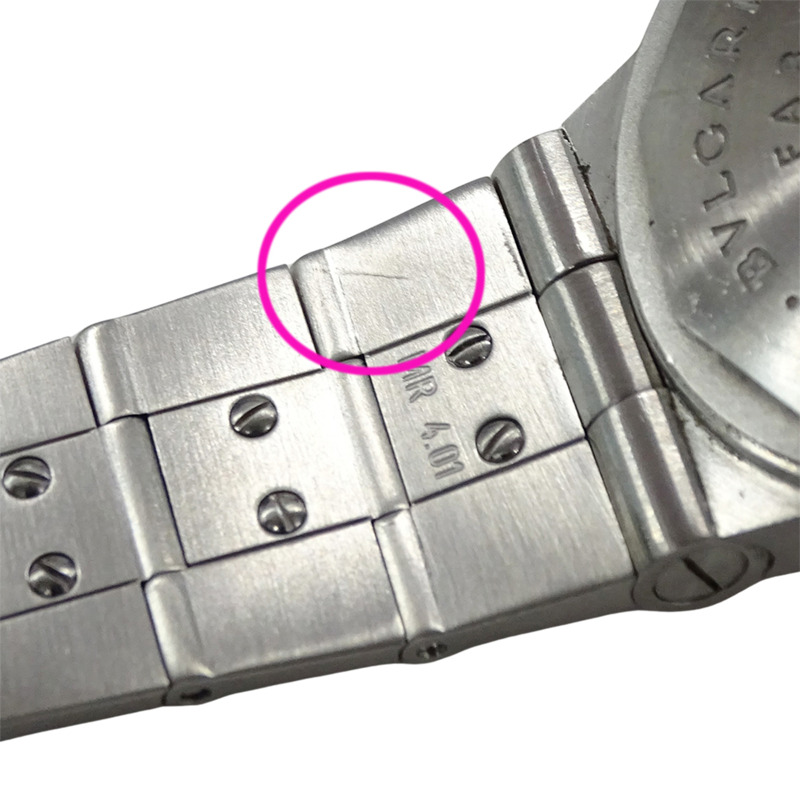 寶格麗 Diagono Sport 男士自動計時腕錶，不鏽鋼材質，AT，CH35S，銀/黑色，拋光-8