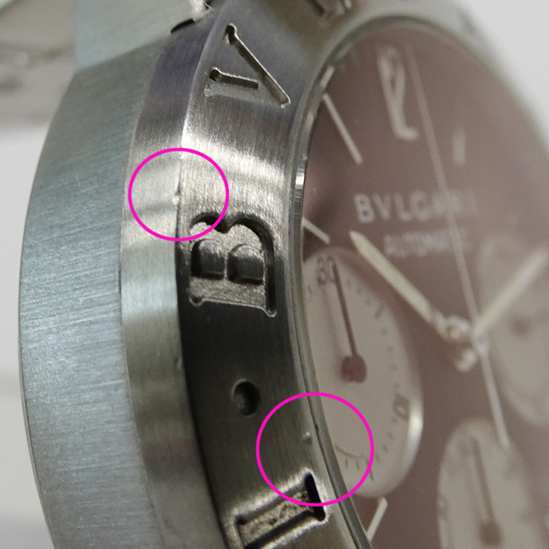 寶格麗 Diagono Sport 男士自動計時腕錶，不鏽鋼材質，AT，CH35S，銀/黑色，拋光-12