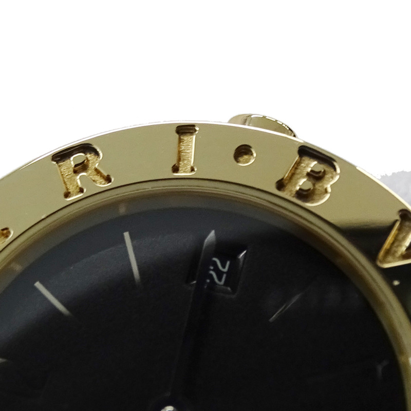 寶格麗女士腕錶，品牌：日期石英QZ不銹鋼SS鍍金YG BB26SGD，拋光-11