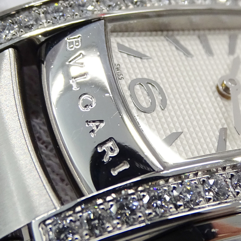 寶格麗女士 Assioma 鑽石石英腕錶，不鏽鋼材質，AA35S，銀白色，拋光-14