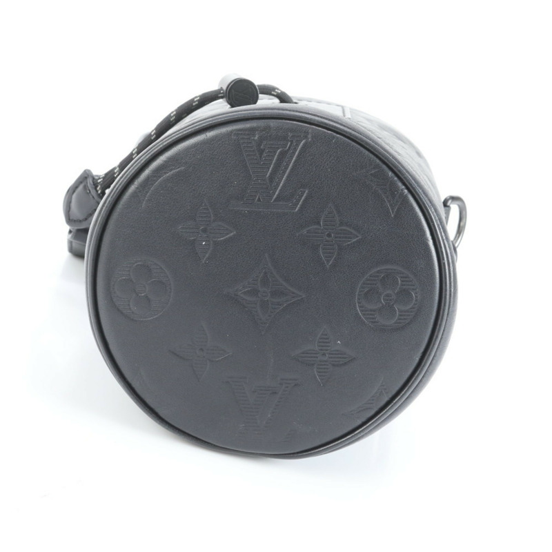 路易威登 Monogram Shadow Chalk Nano M44628 女士皮革單肩手提包-5