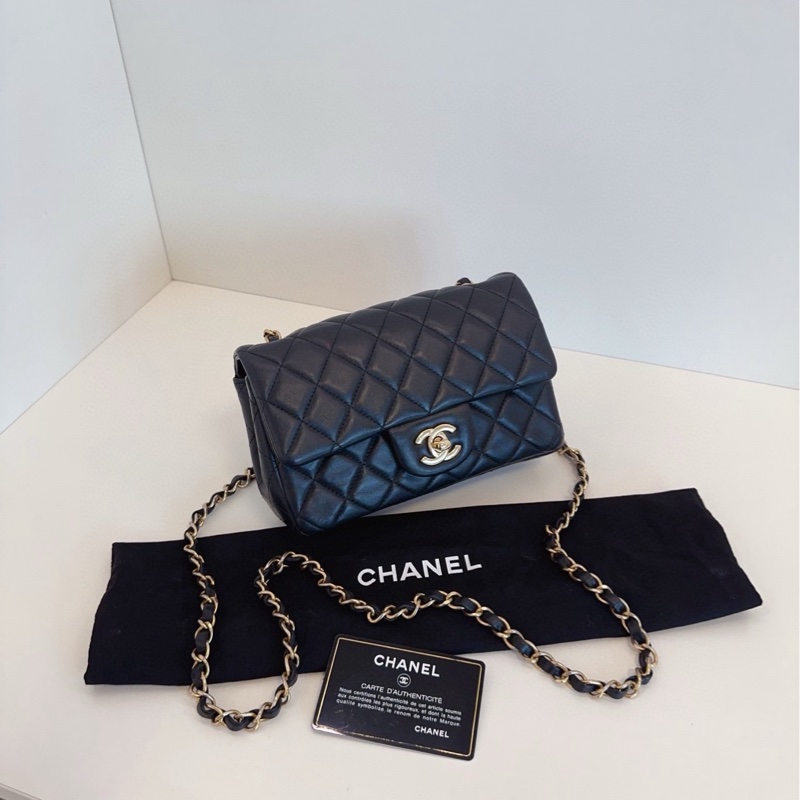 【98新🆕】Chanel  Classic黑金CF 大mini 經典硬通 手提包 斜挎包 單肩包-2