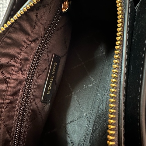 Michael Kors Gabby Small Top Zip Curve Satchel Crossbody Bag