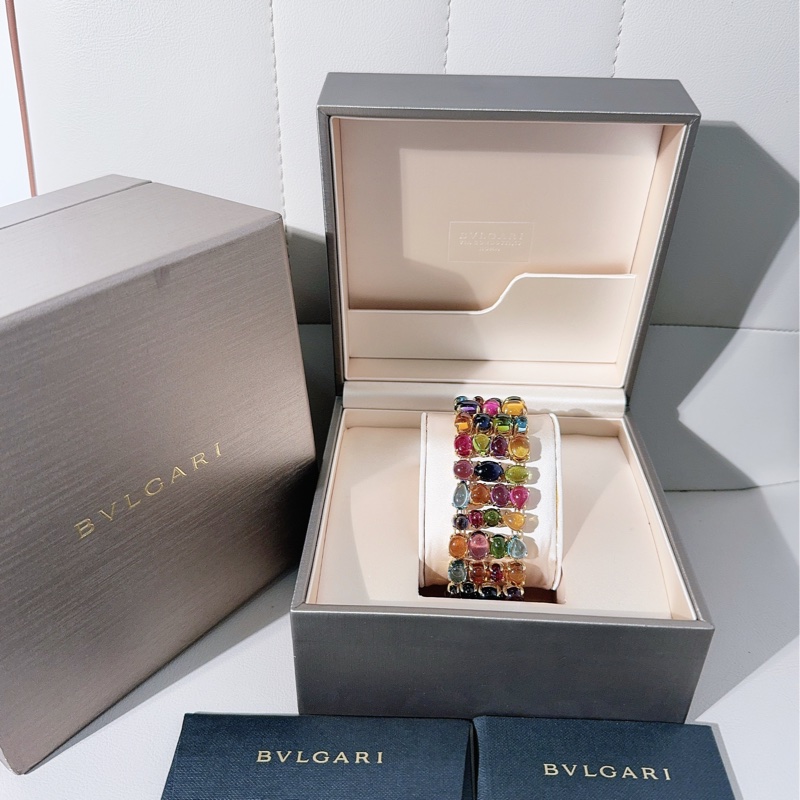 Bvlgari宝格丽 TAPATINO系列 高珠多彩宝手镯/手链-0