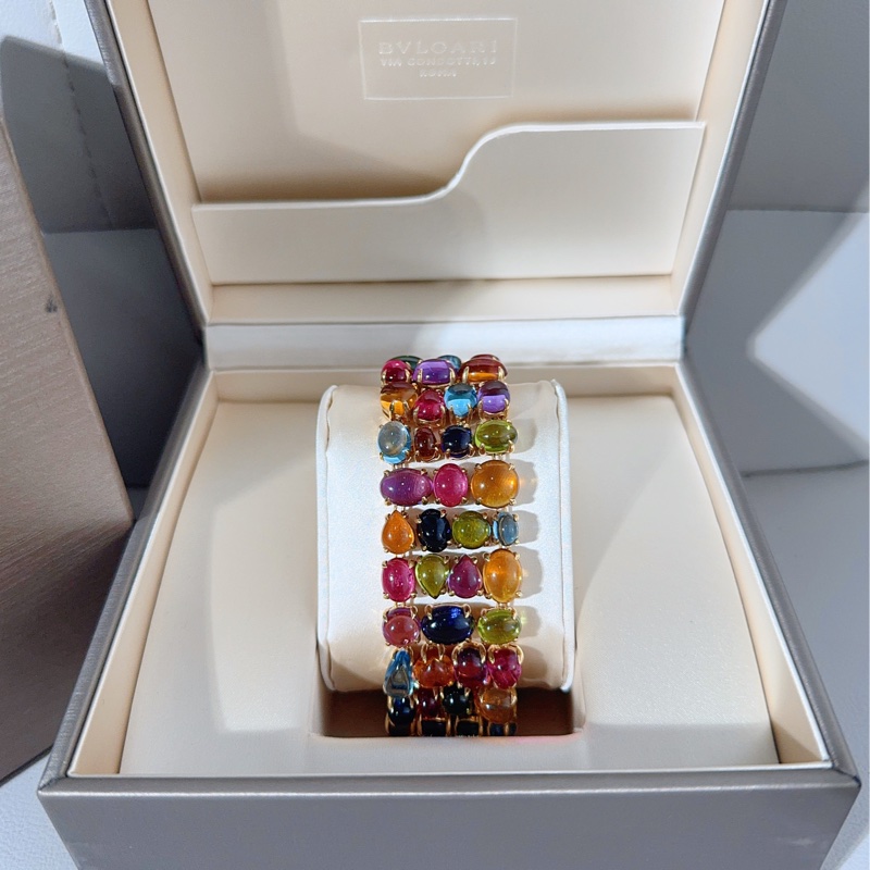 Bvlgari宝格丽 TAPATINO系列 高珠多彩宝手镯/手链-1