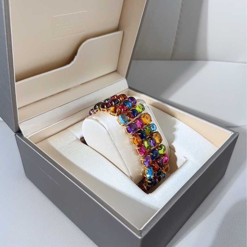 Bvlgari宝格丽 TAPATINO系列 高珠多彩宝手镯/手链-2