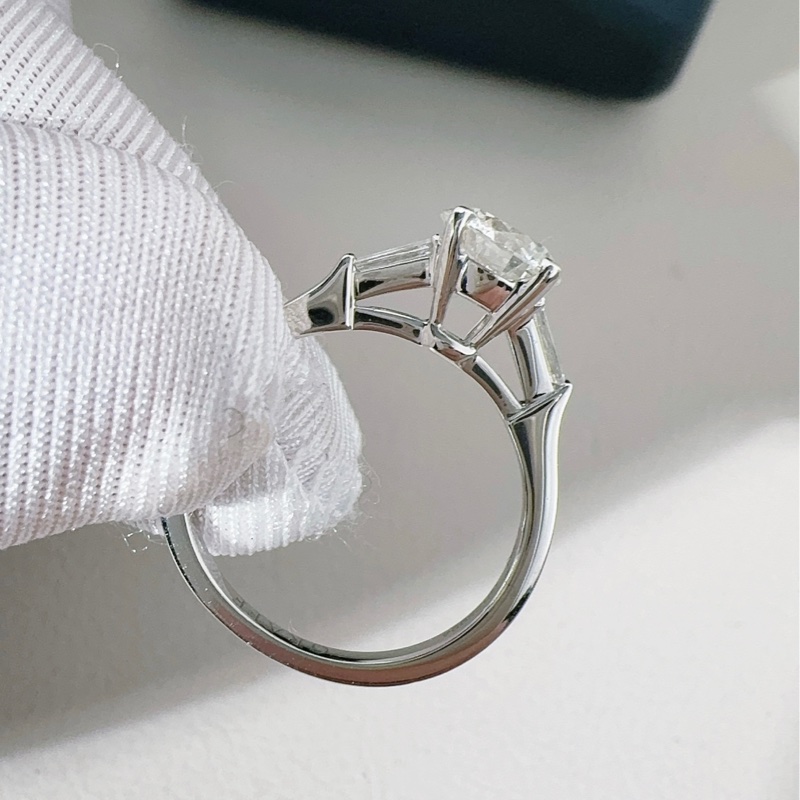 Graff格拉夫 promise系列 三石（三生三世）圆钻款钻石戒指-4