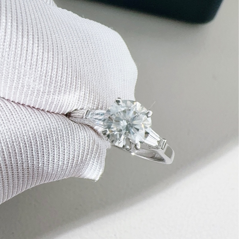 Graff格拉夫 promise系列 三石（三生三世）圆钻款钻石戒指-5