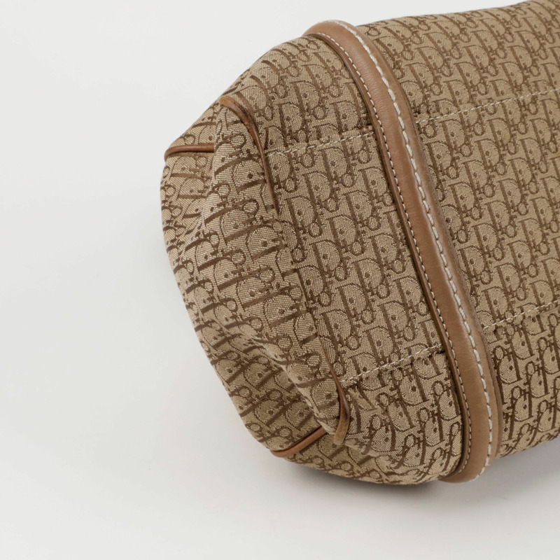 DIOR 復古斜紋手提包-6