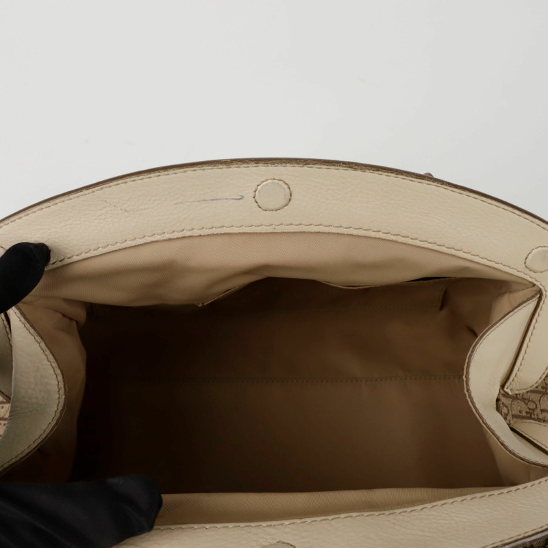 DIOR 復古斜紋手提包-13